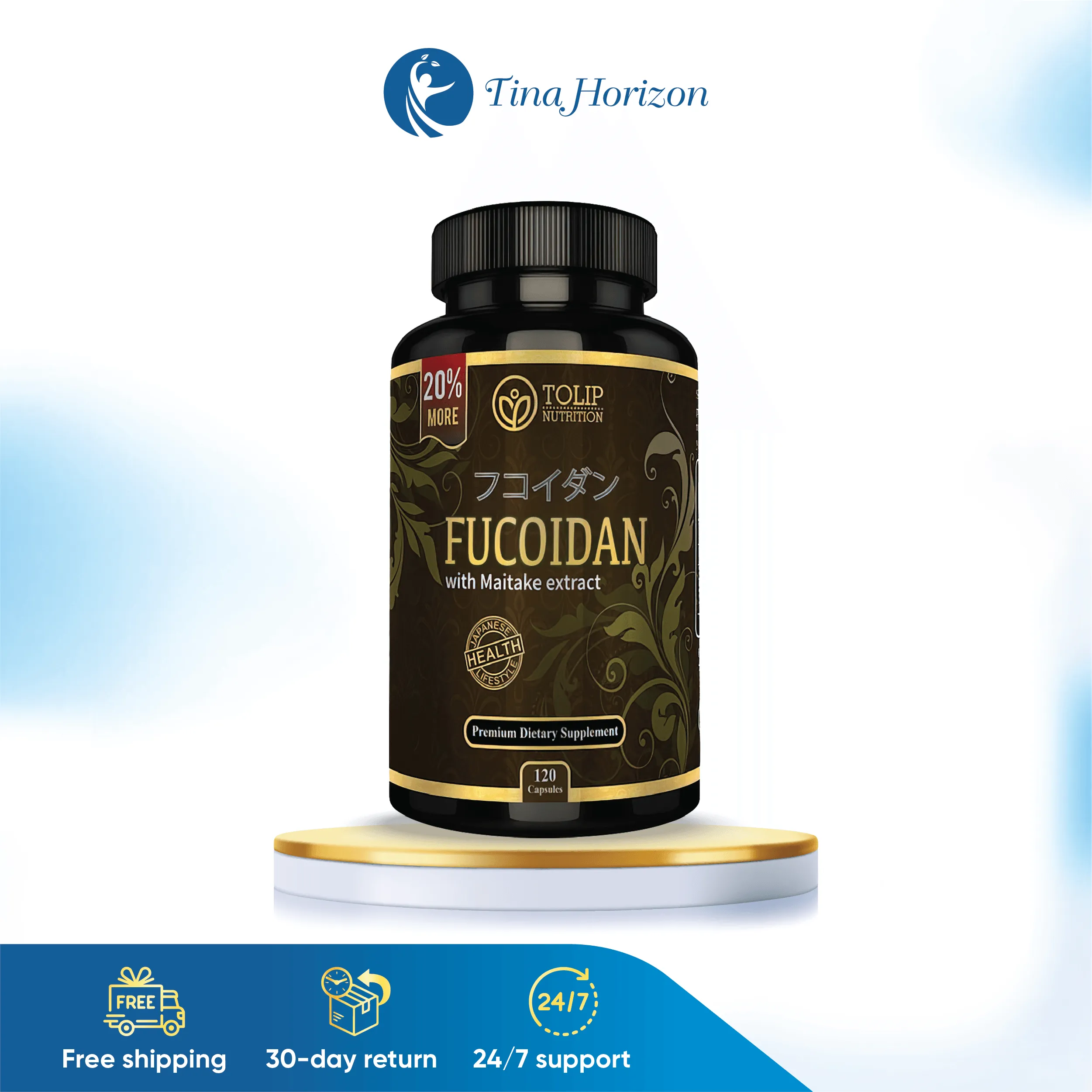 Viên uống Fucoidan 120 tăng cường sức khoẻ