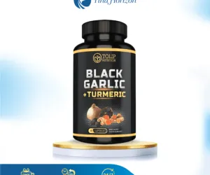 Viên Uống Nghệ Tỏi Đen Black Garlic Turmeric Hỗ Trợ Giảm Mỡ Máu