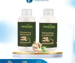 SET Dầu Gội - Xả Từ Dầu Gừng Từ Thiên Nhiên